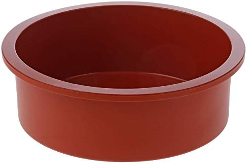 silikomart | SFT181 Molde de silicona para tartas MOLDE ENROLLADO, antiadherente, Pack de 1 Molde para tartas con anillo de seguridad, Ø 180 h 65 mm, Made in Italy