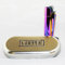 Clipper-Feuerzeug Glacier Ice, Metall, nachfüllbar, Regenbogenfarben, mit Geschenkbox
