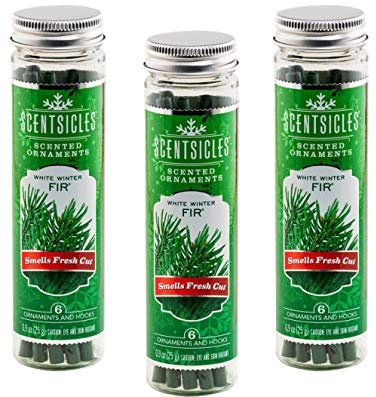 Scentsicles Wintertanne Weiß, 6 Stäbchen/Flasche (3 Stück)