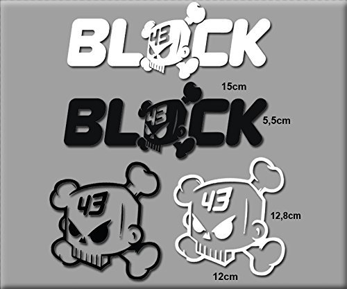 Ecoshirt Aufkleber Ken Block R77 Vinyl Adesivi Decal Aufkleber