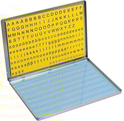 Betzold - Lese-Magnetbox - Lesen Lernen Kinder Buchstaben-Kasten magnetisch Lernspielzeug
