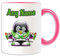 UNIGIFT Personalisiertes Geschenk – Buzz Tasse (Pinguin Cartoon Charakter Kostüm Farboptionen) Einzigartige Namensbotschaft Silly Funny Lightyear