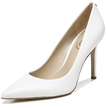 Sam Edelman Women's Hazel Pump, Bright White Leather, 4 UK