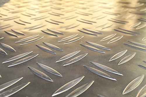 Stahligator Chapa estriada de aluminio (2,5/4,0 mm, 400 x 900 mm)