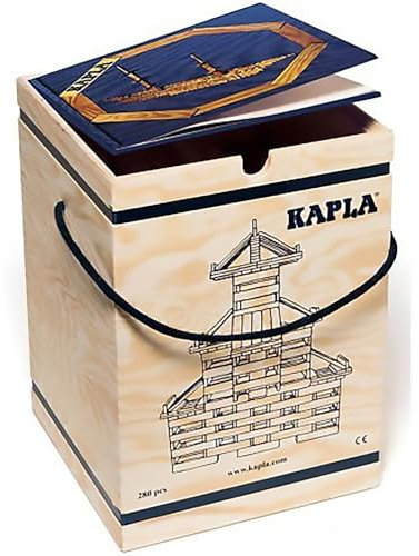KAPLA 280-teiliges Blockset mit blauem Advanced Architecture-Buch von Kapla