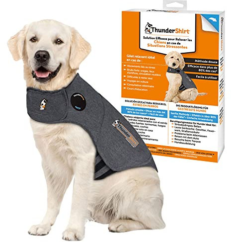 Thundershirt: Beruhigungsweste für Hunde - Grau - Größe XL