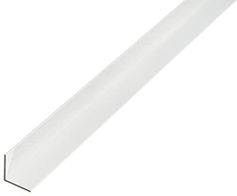 Alberts 473631 Winkelprofil | Aluminium, silberfarbig eloxiert | 1000 x 20 x 20 mm
