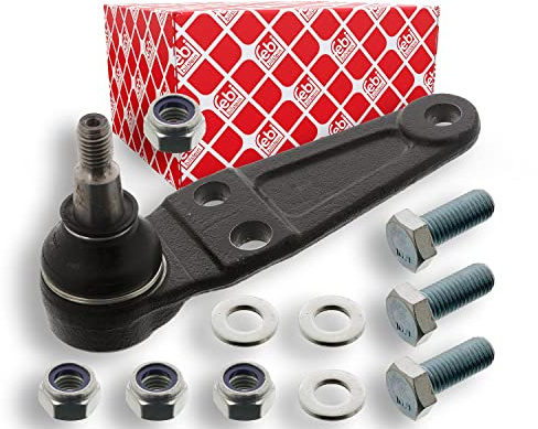 febi bilstein 12076 Traggelenk mit Anbaumaterial, 1 Stück | Kompatibel mit: VOLVO 240, 240 Kombi, 260, 260 Kombi