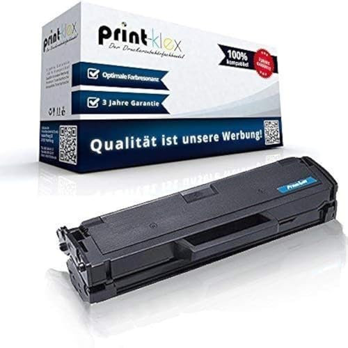 Print-Klex Tonerkartusche kompatibel für Samsung ML2160 ML2161 ML2162 ML2164 ML2164W ML2165 ML2165W ML2168 MLT-D101S/ELS 101 MLT-D101S MLT D101 Black Schwarz - Office Print Serie