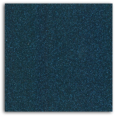 DRAEGER PARIS 1886 Toga by Toga MEG809 Feuille de Tissu Pailleté Thermocollant Bleu Nuit - Customisation Vêtements et Décoration - Lavage 30° - 21 x 30 cm