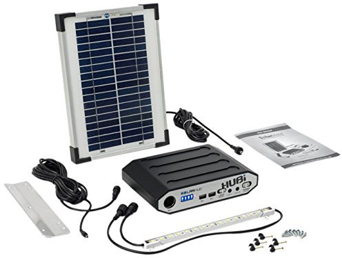 SolarMate Hubi Work 16 solar lighting & power kit, Blue, SMH001, 35x30x30 cm