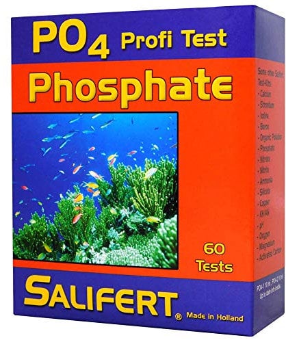Salifert Phosphat-Teststreifen für Aquarien, 6 Tests, Reaktives Substrat, Phosphat-Test