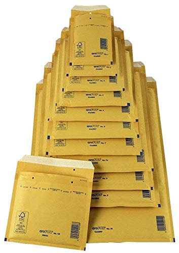 Luftpolstertaschen Nr. 7 mit Fenster, 230x340 mm, weiß, 100 Stück Typ Nr. 7 mit Fenster Innengröße (B x H) 230x340 mm Gewicht 27 g