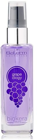 SALERM - Aceite Pepita de Uva - Grapeology Biokera Natura - 60 ml - Reparador de Puntas - Sérum Hidratante para Pelo Seco y Dañado - Antioxidante - para Cabellos Blancos o Decolorados