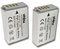 vhbw 2X Akku kompatibel mit Nikon 1 J5 Kamera (800 mAh, 7,2 V, Li-Ion)