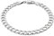 Herren-Armband Aus Sterling Silber Mit Robustem Kettendesign Und Karabinerverschluss