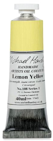 Michael Harding : Oil Colour : 40ml Lemon Yellow