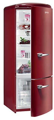 Gorenje RK60319OR Libera installazione 284L A++ Bordeaux, Metallico frigorifero con congelatore