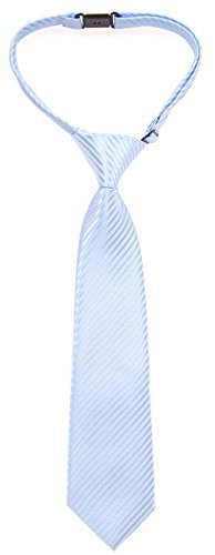 Retreez Jungen Gewebte vorgebundene Krawatte Textur Gestreifte - hellblau - 24 Monate – 4 Jahre