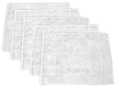 KuKoo 6 Liter Presstücher Pressnetze für Obstpressen 5er Pack