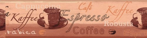 A.S. Création Bordüre Kaffee, braun, gelb, 633910