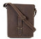 Messenger Bag Postman | Echtes Büffel-Leder | Umhängetasche Schultertasche Lehrertasche Herren Damen Braun | by Alpenleder