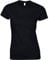 Gildan Ladies Soft Style Short Sleeve T-Shirt (L) (Black)