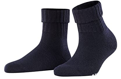 Burlington Damen Socken Plymouth W So Wolle einfarbig 1 Paar, Blau Dark Navy 6375, 36-41
