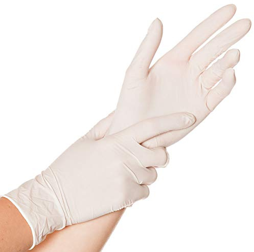 FRANZ MENSCH Hygonorm Latexhandschuh Skin Light weiß M gepudert