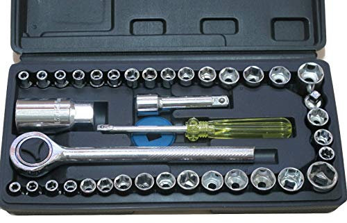 Budget 40Pc 1/4 & 3/8 Basic Socket Set SS101