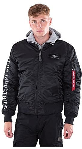 ALPHA INDUSTRIES Herren Alpha Industries Ma-1 D-tec Se Bomberjacke für Herren Bomberjacke (1er Pack)