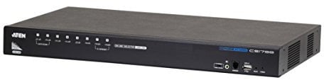 Aten CS1798 commutateur écran, Clavier et Souris Grille de Montage Noir