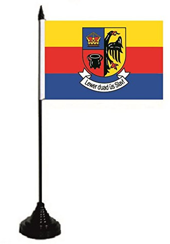 U24 Tischflagge Nordfriesland Fahne Flagge Tischfahne 10 x 15 cm