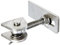 Alberts 326210 Paumelle de porte | pour ouverture à 180° | modèle long | vis et écrous galvanisés à chaud, boulons et goupille en acier inoxydable | filetage M20