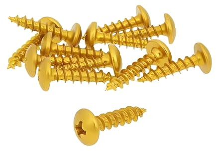 Schraubensatz 12 Stück Verkleidung Gold - 5x20