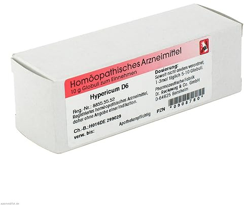 HYPERICUM D 6 Globuli 10 g