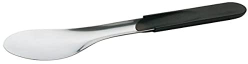 Piazza 040301 Lot de 5 spatules à glace avec manche coloré Noir 25 cm