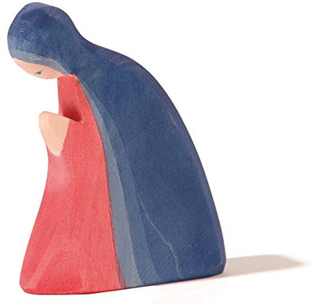 Ostheimer 40401 Maria aus Holz Höhe 11,5cm Krippenfigur handbemalt in Deutschland hergestellt