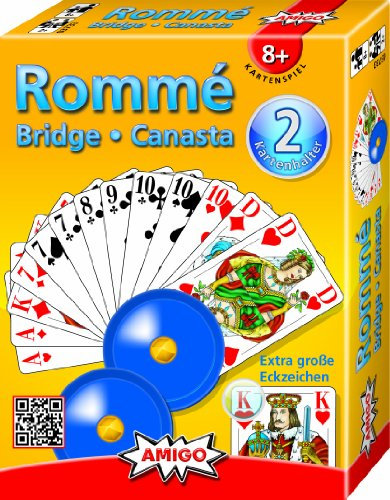 Amigo 03733 - Romme mit 2 Kartenhaltern