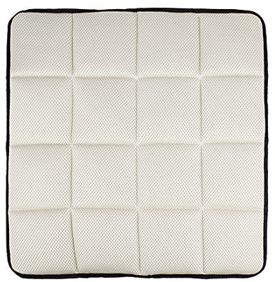Andux Zone Kissen aus atmungsaktiver Bambuskohle für Büro, Auto, Stuhl, Matratze ZTZD-01 (Creme)