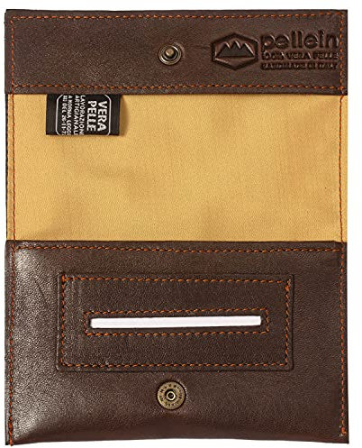 Pellein - Portatabacco in vera pelle Delight - Astuccio porta tabacco, porta filtri, porta cartine e porta accendino. Handmade in Italy