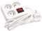Bloc multiprises 3 Prises 16A + Terre avec Interrupteur câble 4m