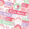 50 School Name Labels for Children No Iron Name Tags for Clothes Name Stickers for Water Bottles, Uniform, Secondary School, College, Care Homes, Washable and Dishwasher Safe (Flowers)