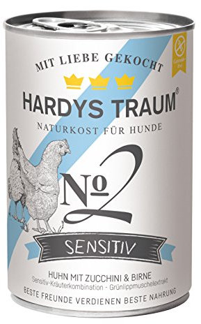 HARDYS 123221 Nassfutter Sensitiv Huhn No. 2, 6er Pack (6 x 400 g)