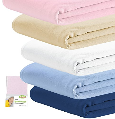 Odenwälder Spannbetttuch Wiege Jersey, weiß