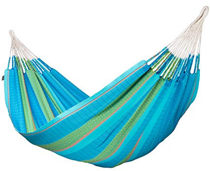LA SIESTA - Flora Curaçao - Klassische Hängematte Kingsize aus Bio-Baumwolle