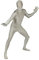Morphsuit Full Body Costume - Silver, XXL | Original Bodysuit for Adults & Kids | Super Stretch Suit Great for DIY Party Outfit | Halloween, Cosplay, Fancy Dress | For Men & Women