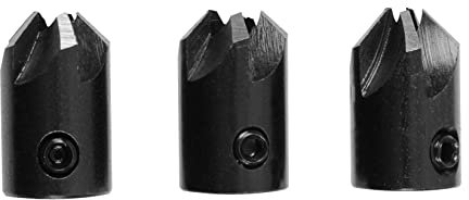 KWB Aufstecksenker-Satz für HSS- und Holzbohrer, 3-teilig, 4-6 mm, Sets, Aufstecksenker-Set