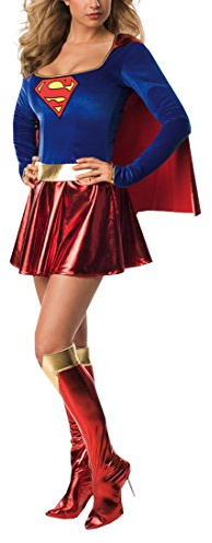 Generique - Sexy Supergirl-Kostüm Deluxe für Damen XS