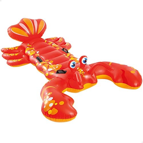 Intex Flotador Hinchable Langosta, Juegos de Exterior, Flotador Piscina, Hinchable, Recomendado para Mayores de 3 años, Juego para niños, Hinchables Animales para Piscina (57528)